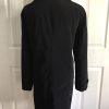 New York and Company Women Black Double Breasted Rain Coat Trench size Large