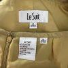 Le Suit Polyester Rayon Skirt Suit Size 14 Mustard Wide Collar 2 Piece Women New