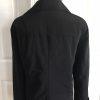 New York and Company Women Black Double Breasted Rain Coat Trench size Large