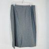 John Meyer Polyester Skirt Suit Size 14 Light Gray Ruffle Collarless 2PC New