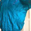 10-309.jpg BOLO SPIRIT Vintage Rare Women Teal Nylon 2PC Track Pant Sweat Suit Size M