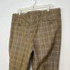 Vitali Men 3PC Vested Suit 46L Pants 40x32.5 Plaid Rust Peak Lapel Flat Front