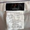 Vitali Men 3PC Vested Suit 46L Pants 40x32.5 Plaid Rust Peak Lapel Flat Front