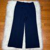 John Meyer Polyester Pant Suit Top 14 Beaded Navy Blue Twill Cocktail 2PC New
