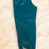 10-313.jpg BOLO SPIRIT Vintage Rare Women Teal Nylon 2PC Track Pant Sweat Suit Size M
