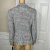 John Meyer Women Polyester Pant Suit Size 10 Black White Peak Collar 2PC New