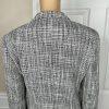 John Meyer Women Polyester Pant Suit Size 10 Black White Peak Collar 2PC New