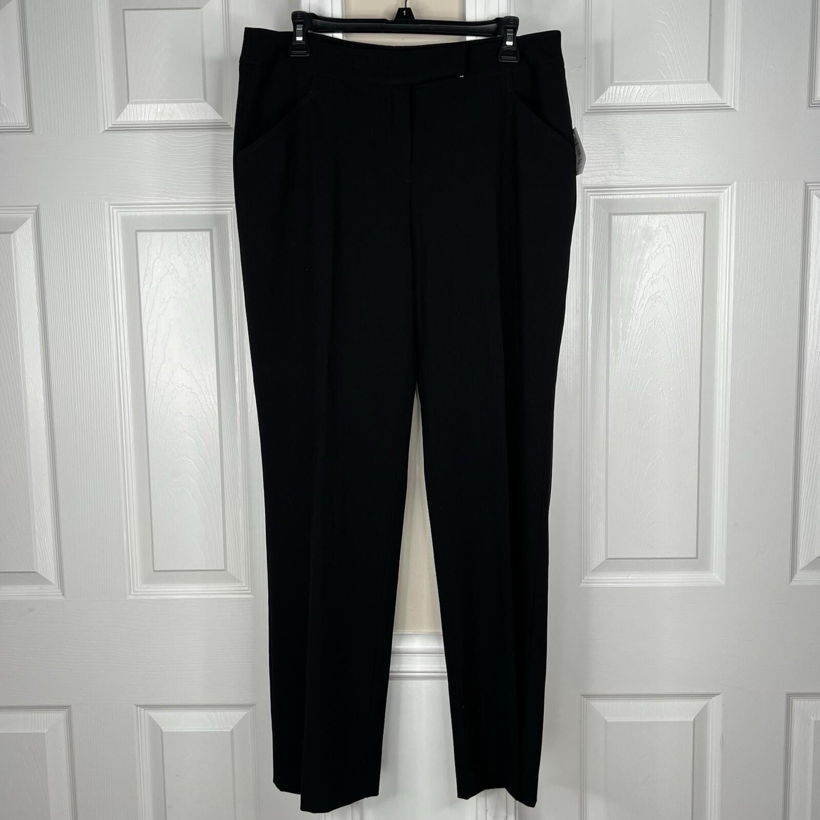 John Meyer Women Polyester Pant Suit Size 10 Black White Peak Collar 2PC New