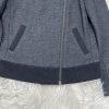 J Crew Wool Blend Jacket Size 00 Charcoal Gray Motorcycle Full Zip Long Sleeve