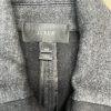 J Crew Wool Blend Jacket Size 00 Charcoal Gray Motorcycle Full Zip Long Sleeve