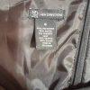 10-3212.jpg New Directions Cotton Spandex Lace Wrap Dress 8 Charcoal Scoop Neck Belted Lined