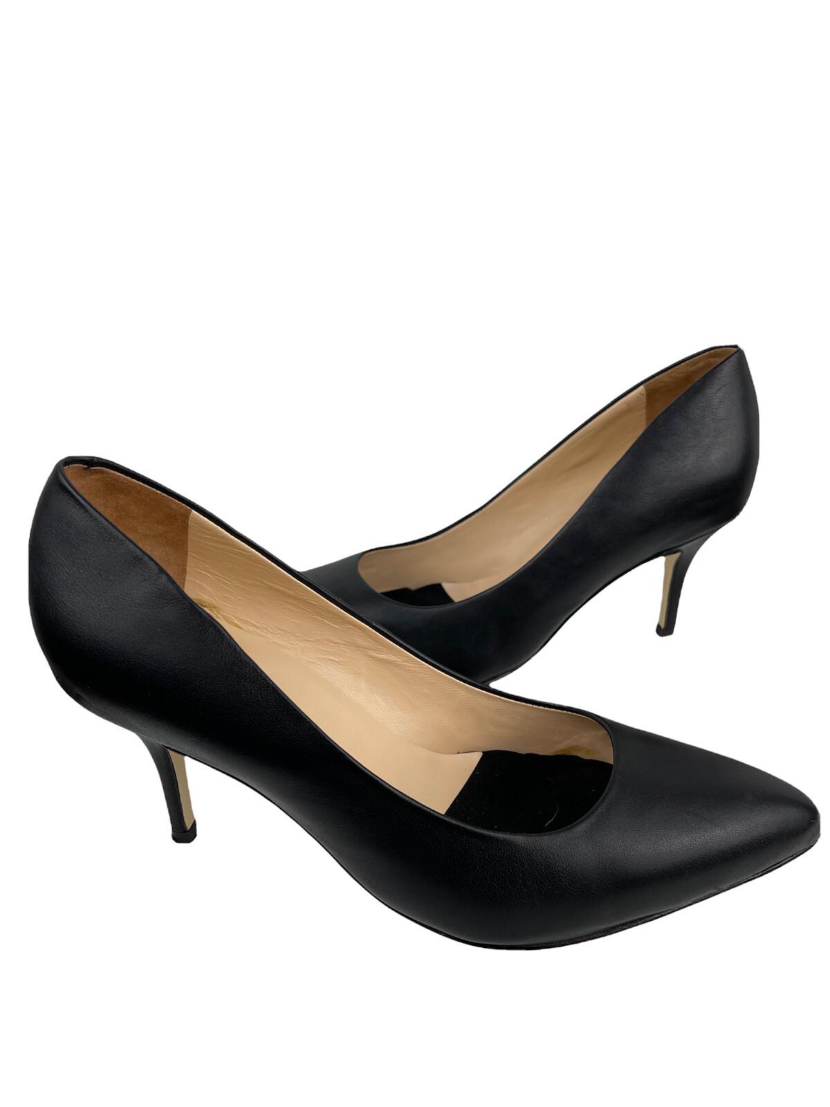 UKIES Nanogel Technology Black Leather Pumps Shoes Size 9.5