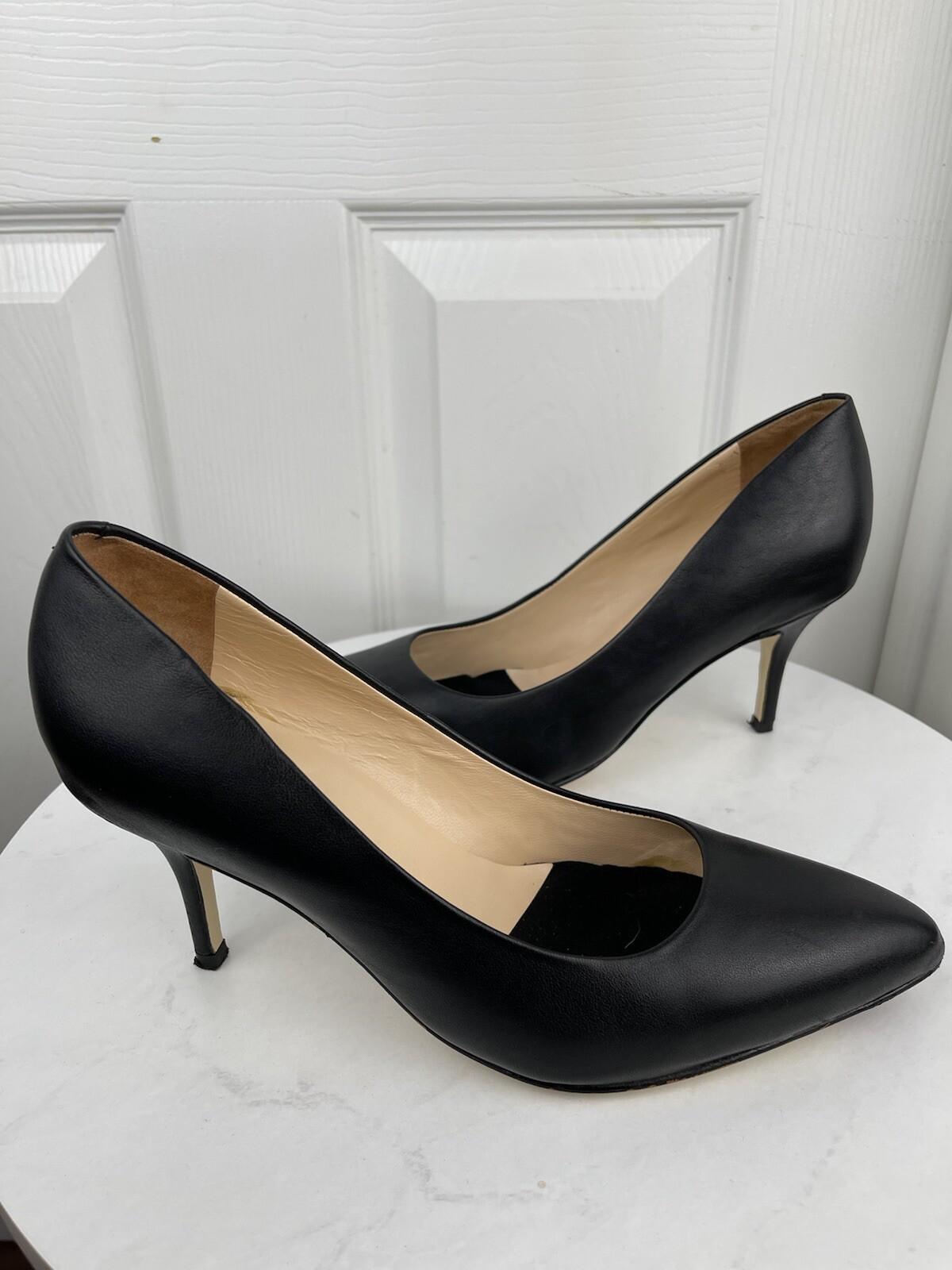 UKIES Nanogel Technology Black Leather Pumps Shoes Size 9.5