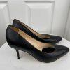 UKIES Nanogel Technology Black Leather Pumps Shoes Size 9.5