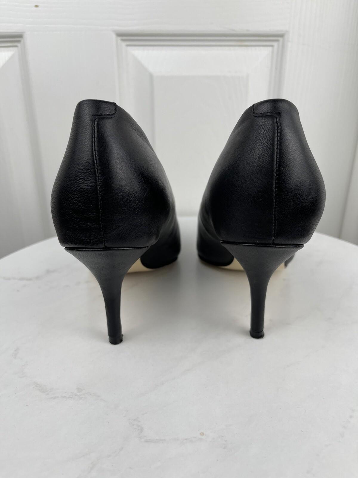 UKIES Nanogel Technology Black Leather Pumps Shoes Size 9.5