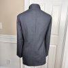 Jones New York Women Wool Blazer Size 14WP Gray Stand Up Collar Lined 1PC