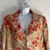Le Suit Women Polyester Skirt Suit Size 16 Beige Floral Cocktail 2PC