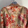 Le Suit Women Polyester Skirt Suit Size 16 Beige Floral Cocktail 2PC
