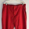 INC International Concepts Linen Rayon Pant 34x32 Suit Size M Red Double Vented