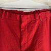 INC International Concepts Linen Rayon Pant 34x32 Suit Size M Red Double Vented