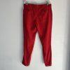INC International Concepts Linen Rayon Pant 34x32 Suit Size M Red Double Vented