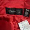 INC International Concepts Linen Rayon Pant 34x32 Suit Size M Red Double Vented
