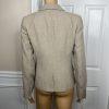 New York & CO Polyester Pant Suit Size 2 Beige Crepe Janet Street Trouser 2PC
