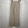 New York & CO Polyester Pant Suit Size 2 Beige Crepe Janet Street Trouser 2PC