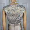 New TAHARI ASL 2PC Beige Taupe Polyester Rayon Metallic Lined Dress Suit 16