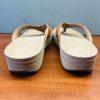 Vionic Pacific Pilar Woven Gem Wedge Sandal Slide Size 9 Light Weight Brown