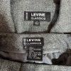 LARRY LEVINE Polyester Lined Mid Length Pant Suit Size 8 Gray Business Career