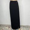 Joseph Ribkoff Maxi Tuxedo Skirt 10 Satin Striped Classic Formal Long side zip