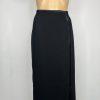 Joseph Ribkoff Maxi Tuxedo Skirt 10 Satin Striped Classic Formal Long side zip