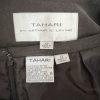 Tahari ASL Women Polyester Skirt Suit 12 Pickle Green Lined Maxi 2PC