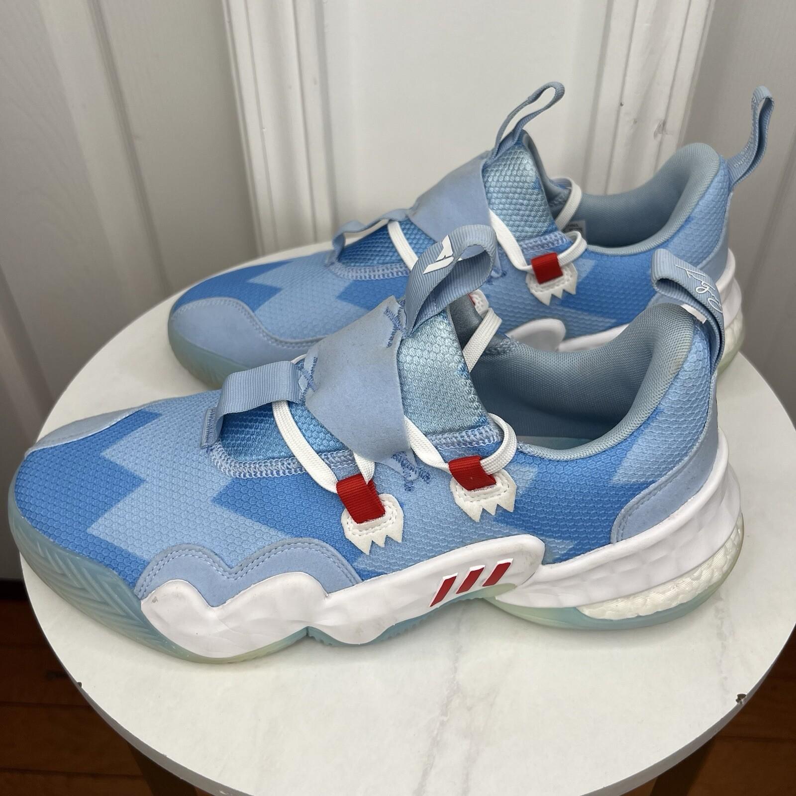 Adidas Trae Young Ice 10 Polar Bear 2021 Signature Series Basketball Sneakers