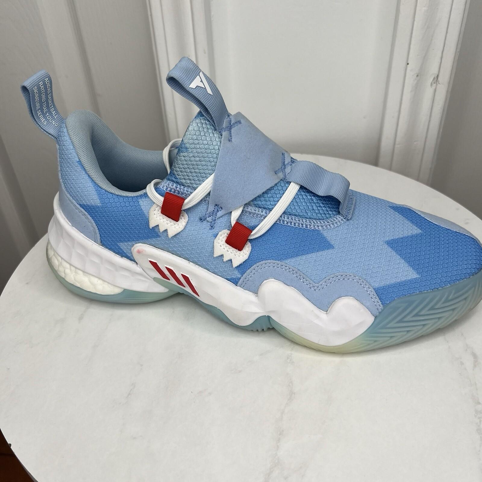 Adidas Trae Young Ice 10 Polar Bear 2021 Signature Series Basketball Sneakers