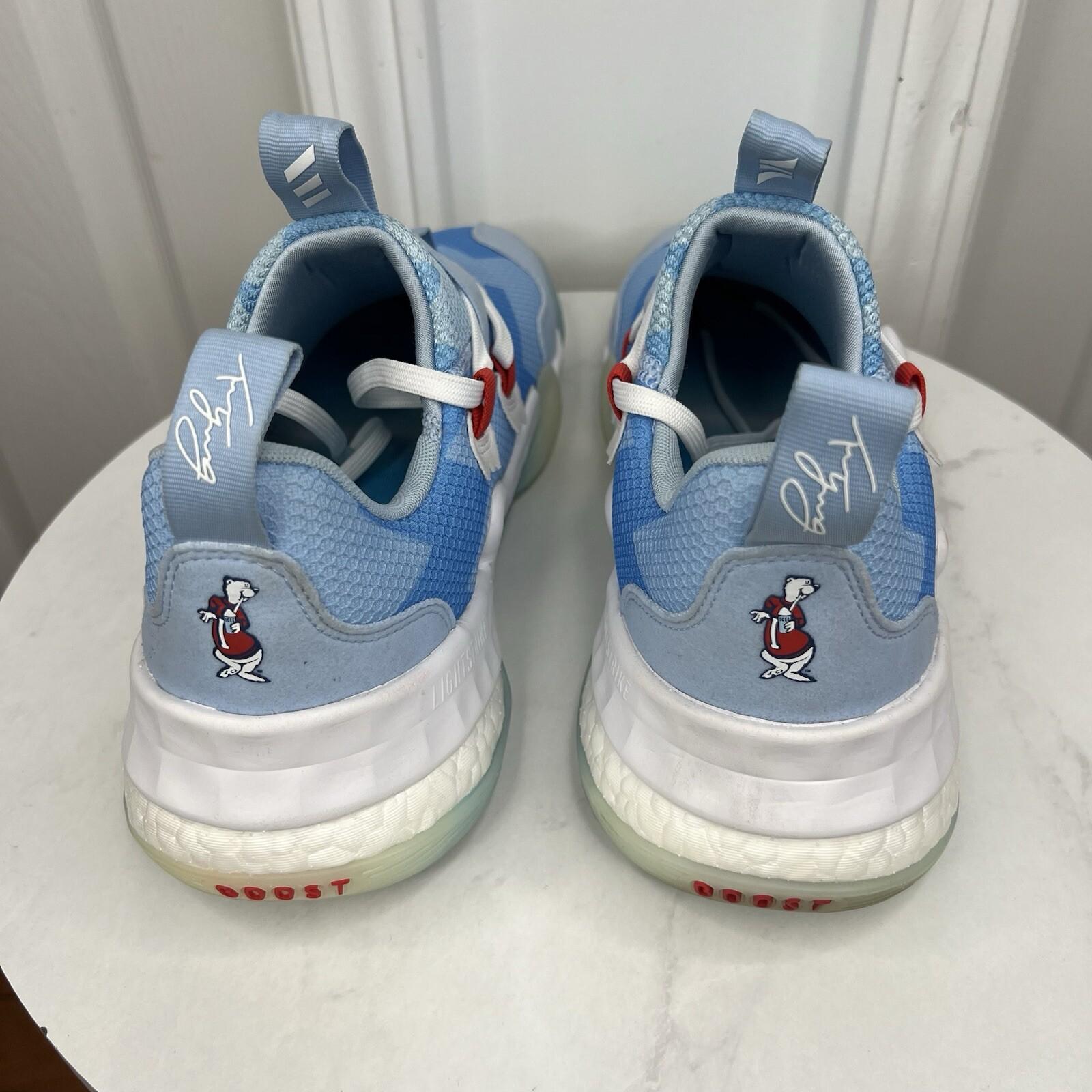 Adidas Trae Young Ice 10 Polar Bear 2021 Signature Series Basketball Sneakers