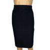 10-3413.jpg ST JOHN Collection By Marie Gray Tight Knit Stretch Skirt Size 8 Black Pencil