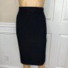 10-3414.jpg ST JOHN Collection By Marie Gray Tight Knit Stretch Skirt Size 8 Black Pencil