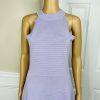 Eliza J Dylan's Tight Knit Dress Size M Lilac Scalloped Fit Flare Sweetheart