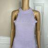 Eliza J Dylan's Tight Knit Dress Size M Lilac Scalloped Fit Flare Sweetheart