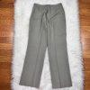 Le Suit Polyester Pant Suit Size 4P Beige Single Breasted Lined 2PC Pockets