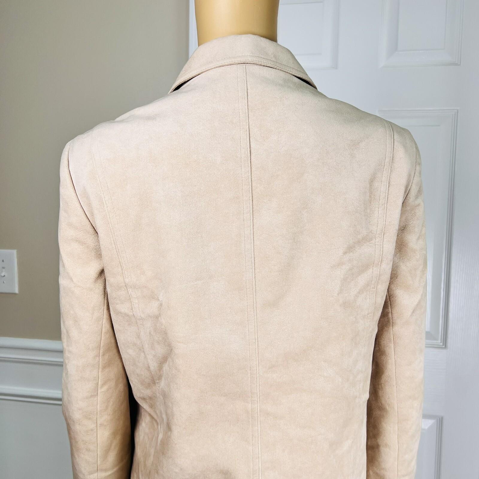 COUNT ROMI Vintage Women 2PC  Ultra Suede Blush  Skirt Suit Size 12
