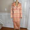 10-3500.jpg MOSHITA COUTURE 2PC Multicolor Beaded Acetate Metallic Lined Skirt Suit Size 14