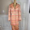 10-3501.jpg MOSHITA COUTURE 2PC Multicolor Beaded Acetate Metallic Lined Skirt Suit Size 14
