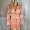 10-3502.jpg MOSHITA COUTURE 2PC Multicolor Beaded Acetate Metallic Lined Skirt Suit Size 14