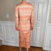 10-3506.jpg MOSHITA COUTURE 2PC Multicolor Beaded Acetate Metallic Lined Skirt Suit Size 14