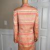 10-3507.jpg MOSHITA COUTURE 2PC Multicolor Beaded Acetate Metallic Lined Skirt Suit Size 14