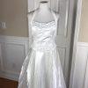 Aspeed Women Polyester Dress Size L White Vintage Beaded Wedding Open back