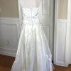 Aspeed Women Polyester Dress Size L White Vintage Beaded Wedding Open back